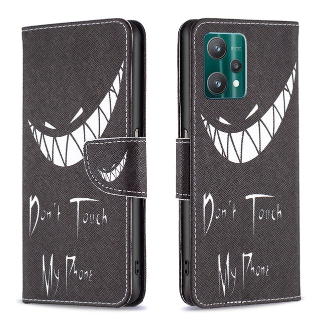 Colored Drawing Pattern Horizontal Flip Leather Case with Holder & Card Slots & Wallet, For OPPO Realme 9 Pro