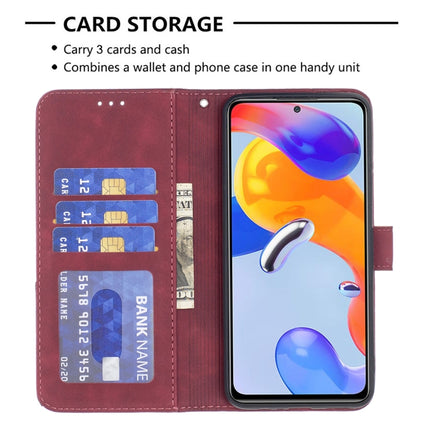 Rhombus Texture Magnetic Buckle Horizontal Flip Leather Phone Case, For Xiaomi Redmi Note 11 Pro International Version