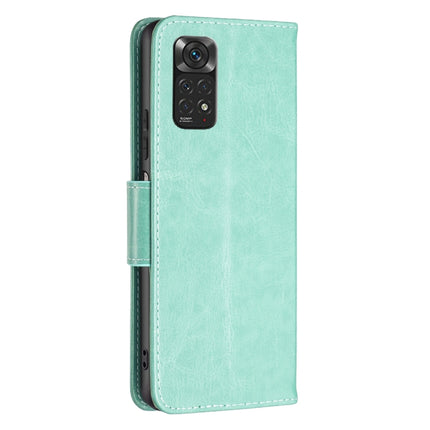 Two Butterflies Embossing Leather Phone Case, For Xiaomi Redmi Note 11 Global, For Samsung Galaxy A23 5G