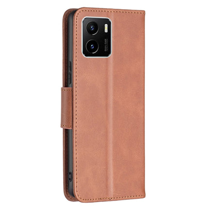 Lambskin Texture Pure Color Horizontal Flip Leather Phone Case, For vivo Y15s