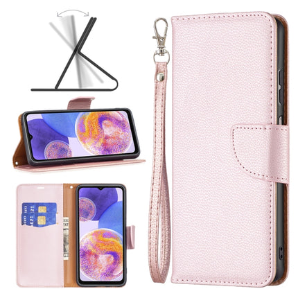 Litchi Texture Pure Color Leather Phone Case, For Xiaomi Redmi Note 11 Global, For Samsung Galaxy A23 5G
