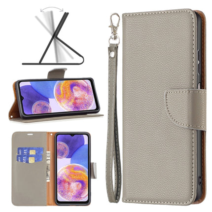 Litchi Texture Pure Color Leather Phone Case, For Xiaomi Redmi Note 11 Global, For Samsung Galaxy A23 5G