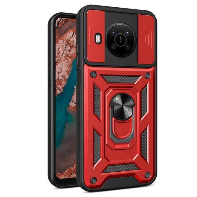Sliding Camera Cover Design TPU + PC Protective Phone Case, For Nokia X100