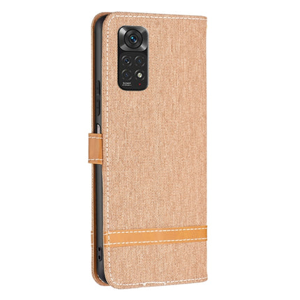 Color Matching Denim Texture Leather Phone Case, For Xiaomi Redmi Note 11 Global, For Samsung Galaxy A23 5G
