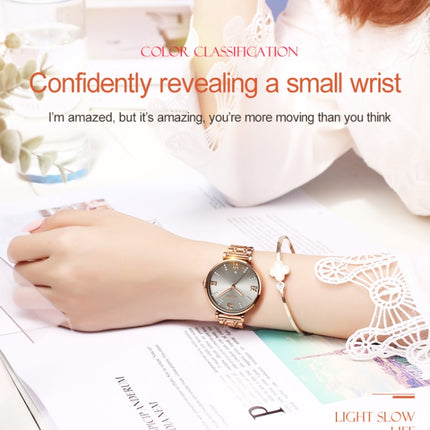 JIN SHI DUN 6533 Women Fashion Waterproof Ultra-thin Quartz Watch