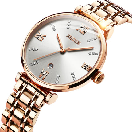 JIN SHI DUN 6533 Women Fashion Waterproof Ultra-thin Quartz Watch