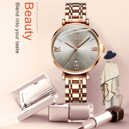 JIN SHI DUN 6533 Women Fashion Waterproof Ultra-thin Quartz Watch