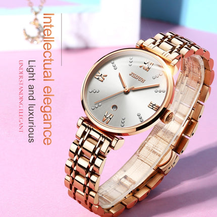 JIN SHI DUN 6533 Women Fashion Waterproof Ultra-thin Quartz Watch
