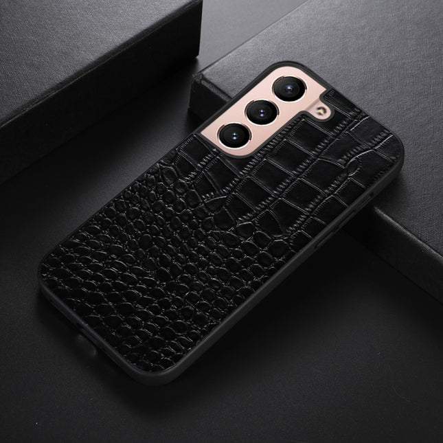 Crocodile Top Layer Cowhide Leather Phone Case, For Samsung Galaxy S22 5G, For Samsung Galaxy S22+ 5G, For Samsung Galaxy S22 Ultra 5G, For Samsung Galaxy Z Flip 3 5G, For Samsung Galaxy Z Fold2 5G, For Samsung Galaxy Z Fold3 5G                        ...