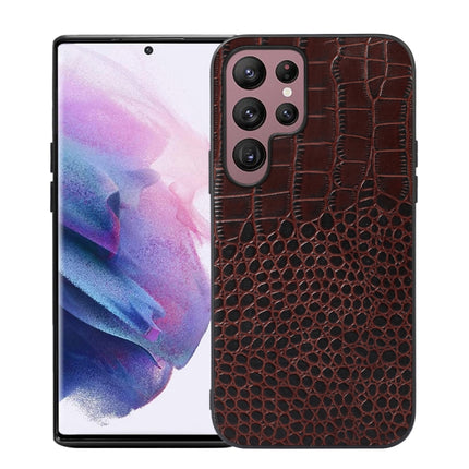 Crocodile Top Layer Cowhide Leather Phone Case, For Samsung Galaxy S22 5G, For Samsung Galaxy S22+ 5G, For Samsung Galaxy S22 Ultra 5G, For Samsung Galaxy Z Flip 3 5G, For Samsung Galaxy Z Fold2 5G, For Samsung Galaxy Z Fold3 5G                        ...