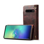 Für Galaxy S10e / Dunkelrot