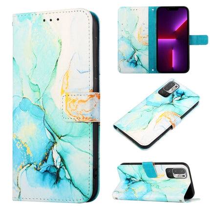 PT003 Marble Pattern Flip Leather Phone Case, For Xiaomi Poco M3 Pro 5G / Redmi Note 10 5G / 10T 5G, For Xiaomi Redmi Note 11 Pro 5G / 4G, For Xiaomi Redmi Note 11 4G / Note 11S, For Xiaomi 12
