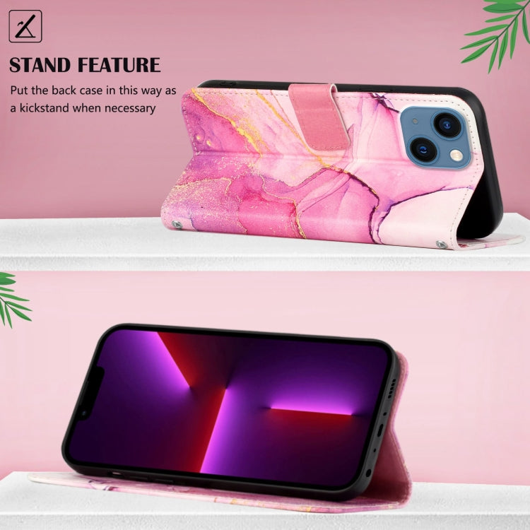 PT003 Marble Pattern Flip Leather Phone Case