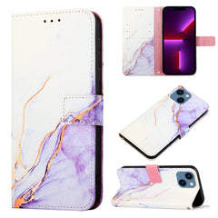 PT003 Marble Pattern Flip Leather Phone Case, For iPhone 13 mini, For iPhone 13, For iPhone 13 Pro, For iPhone 13 Pro Max, For iPhone 12 mini, For iPhone 12