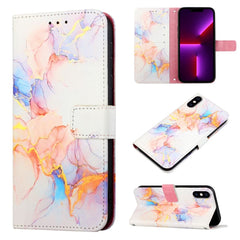 PT003 Funda de cuero con tapa para teléfono con diseño de mármol, para iPhone 12 Pro Max, para iPhone 11, para iPhone 11 Pro, para iPhone 11 Pro Max, para iPhone SE 2022 / SE 2020 / 8 / 7, para iPhone X / XS