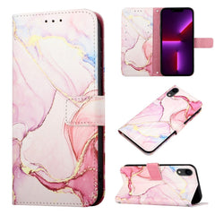 PT003 Marble Pattern Flip Leather Phone Case, For iPhone XS Max, For iPhone XR