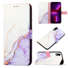 PT003 Marble Pattern Flip Leather Phone Case, For iPhone XS Max, For iPhone XR