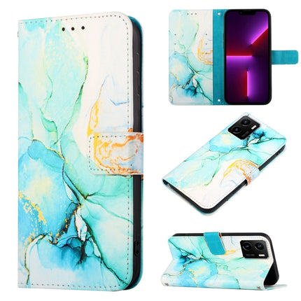 PT003 Marble Pattern Flip Leather Phone Case, For vivo Y15s 2021 / Y15a, For vivo Y17 / Y15 / Y12, For vivo Y21 2021 / Y33s / Y21s, For vivo Y31s / Y72 5G (India)