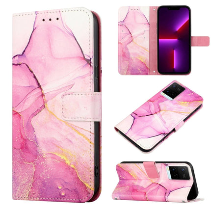 PT003 Marble Pattern Flip Leather Phone Case, For vivo Y15s 2021 / Y15a, For vivo Y17 / Y15 / Y12, For vivo Y21 2021 / Y33s / Y21s, For vivo Y31s / Y72 5G (India)