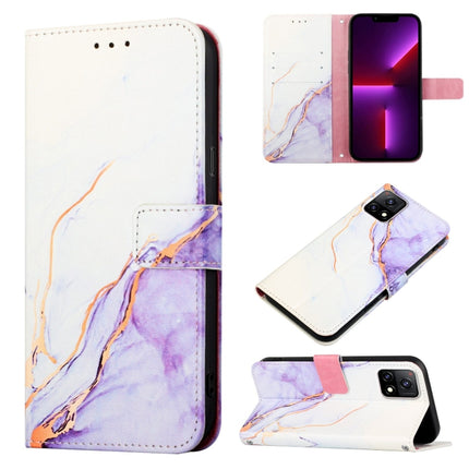 PT003 Marble Pattern Flip Leather Phone Case, For vivo Y15s 2021 / Y15a, For vivo Y17 / Y15 / Y12, For vivo Y21 2021 / Y33s / Y21s, For vivo Y31s / Y72 5G (India)