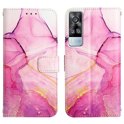 PT003 Marble Pattern Flip Leather Phone Case, For vivo Y51 (2020, December) / Y31, For vivo Y51s / Y70s / iQOO U1, For vivo Y72 5G / iQOO Z3