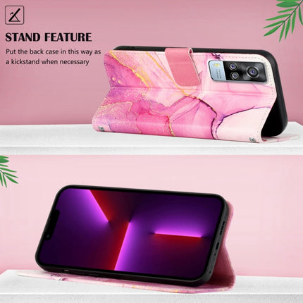 PT003 Marble Pattern Flip Leather Phone Case, For vivo Y51 (2020, December) / Y31, For vivo Y51s / Y70s / iQOO U1, For vivo Y72 5G / iQOO Z3