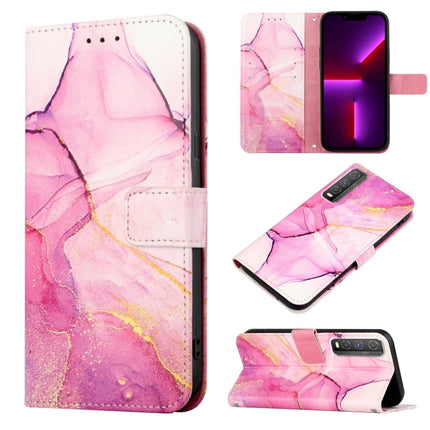 PT003 Marble Pattern Flip Leather Phone Case, For vivo Y51 (2020, December) / Y31, For vivo Y51s / Y70s / iQOO U1, For vivo Y72 5G / iQOO Z3