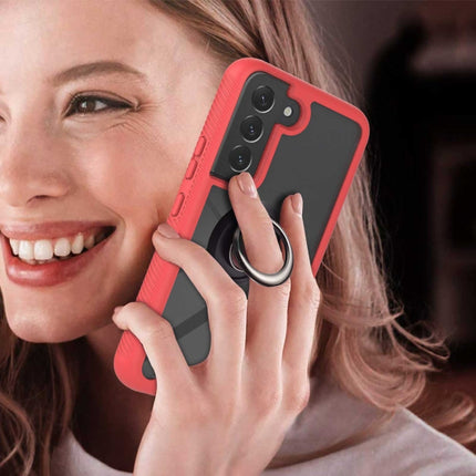 Shockproof PC + TPU Phone Case with Ring Holder, For Samsung Galaxy S22, For Samsung Galaxy S22+, For Samsung Galaxy S22 Ultra, For Samsung Galaxy A33 5G, For Samsung Galaxy A53 5G, For Motorola Moto G Power (2022) / G Pure