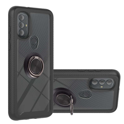 Shockproof PC + TPU Phone Case with Ring Holder, For Samsung Galaxy S22, For Samsung Galaxy S22+, For Samsung Galaxy S22 Ultra, For Samsung Galaxy A33 5G, For Samsung Galaxy A53 5G, For Motorola Moto G Power (2022) / G Pure