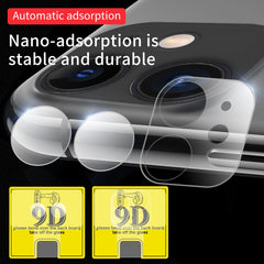 9D Transparent Rear Camera Lens Protector Tempered Glass Film Combination Packages, For iPhone 11, For iPhone 11 Pro, For iPhone 11 Pro Max