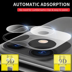 9D Transparent Rear Camera Lens Protector Tempered Glass Film Combination Packages, For iPhone 11, For iPhone 11 Pro, For iPhone 11 Pro Max