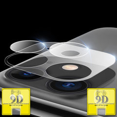 9D Transparent Rear Camera Lens Protector Tempered Glass Film Combination Packages, For iPhone 11, For iPhone 11 Pro