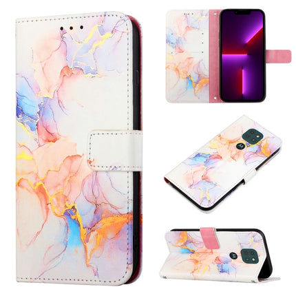 PT003 Marble Pattern Flip Leather Phone Case, For Motorola Moto E20, For Motorola Moto E30 / E40, For Motorola Moto Edge X30, For Motorola Moto G9 / G9 Play / E7 Plus