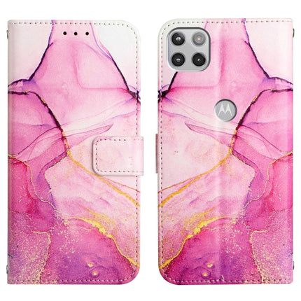 PT003 Marble Pattern Flip Leather Phone Case, For Motorola One 5G Ace, For Motorola Moto G Stylus 5G