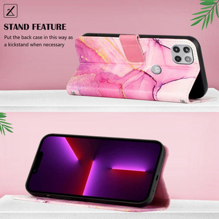 PT003 Marble Pattern Flip Leather Phone Case, For Motorola One 5G Ace, For Motorola Moto G Stylus 5G