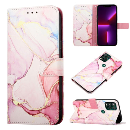 PT003 Marble Pattern Flip Leather Phone Case, For Motorola One 5G Ace, For Motorola Moto G Stylus 5G