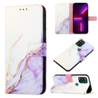 For Motorola Moto G Stylus 5G / White Purple LS006