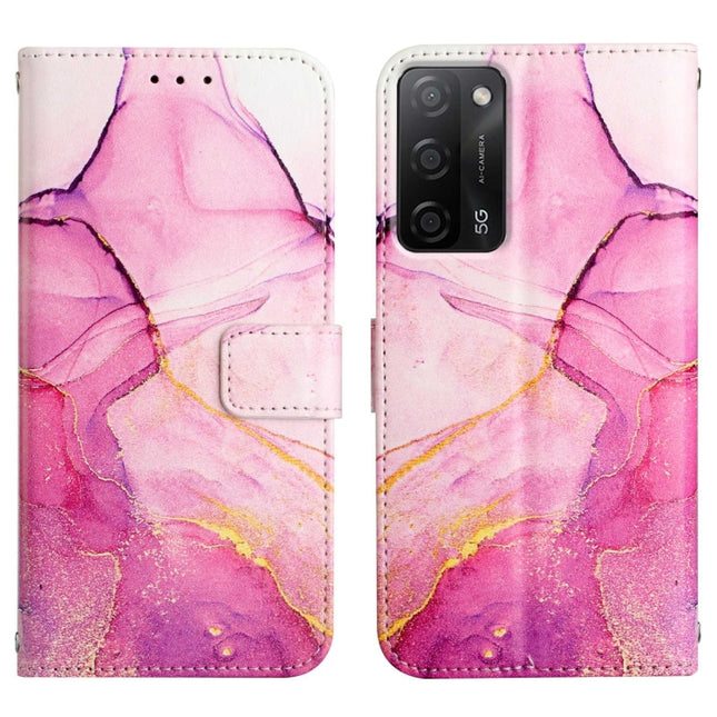PT003 Marble Pattern Flip Leather Phone Case, For OPPO A93 / F17 Pro / Reno4 F / Reno4 Lite, For OPPO A55s 5G, For OPPO A94 / F19 Pro / Reno5 F / Reno5 Lite, For OPPO A94 5G / A95 5G / F19 Pro+ 5G / Reno5 Z