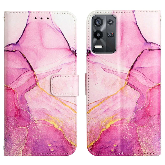 PT003 Marble Pattern Flip Leather Phone Case, For OPPO K9x, For Realme 8 / 8 Pro, For Realme 8i, For Realme C12 / C15 / C25 / C25s / 7i Global / Narzo 20 / Narzo 30A