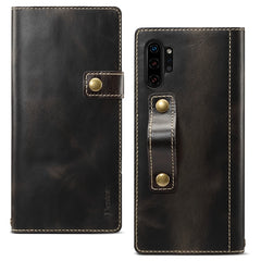 Denior Oil Wax Cowhide DK Magnetic Button Horizontal Flip Leather Case with Holder & Card Slots & Wallet, For iPhone 11 Pro, For Galaxy Note 10, For iPhone 11 Pro Max, For Galaxy Note 10 Plus