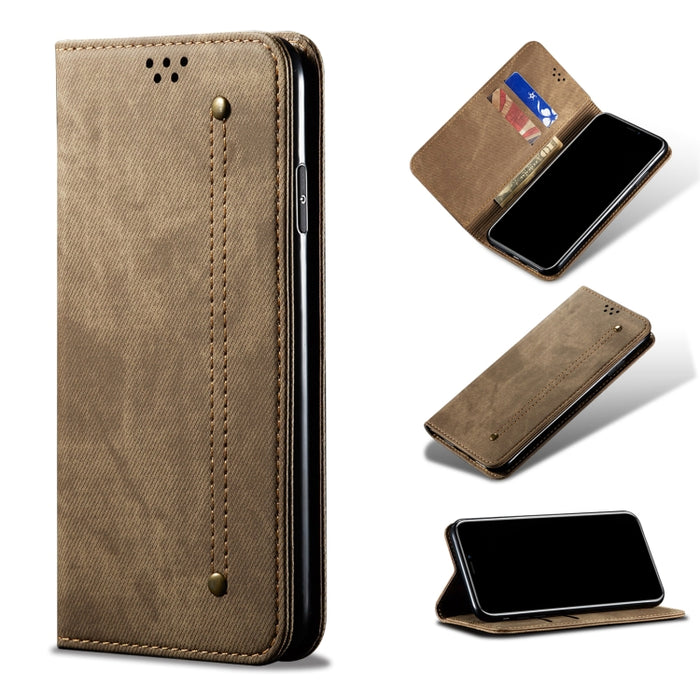 Denim Texture Leather Phone Case, For Xiaomi Poco X4 Pro 5G