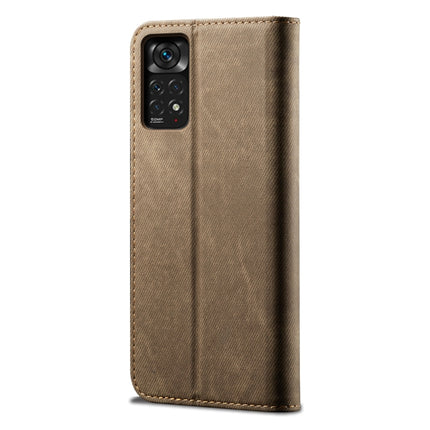Denim Texture Leather Phone Case, For Xiaomi Poco X4 Pro 5G