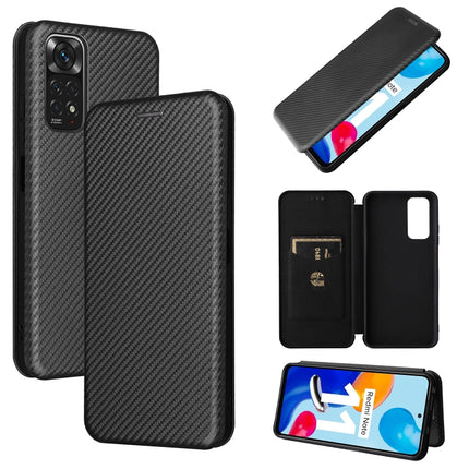 Carbon Fiber Texture Magnetic Leather Phone Case, For OPPO Find X5 Lite, For OPPO Realme 9 Pro, For Xiaomi Redmi Note 11 4G / Note 11S 4G, For Nokia G11 / G21