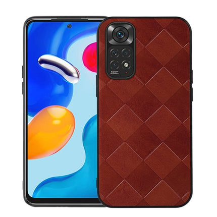 Weave Plaid PU Phone Case, For Xiaomi Redmi K40S 5G, For Xiaomi Redmi Note 11 4G / Note 11S, For Xiaomi Mi Mix Fold