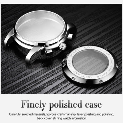 OLEVS 6607 Multi-function Men Big Flywheel Automatic Waterproof Mechanical Watch