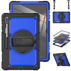 For Samsung Galaxy Tab S10 Ultra / S9 Ultra / S8 Ultra / Black+Dark Blue