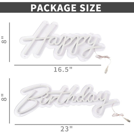Happy Birthday Party LED Decorative Neon Lamp