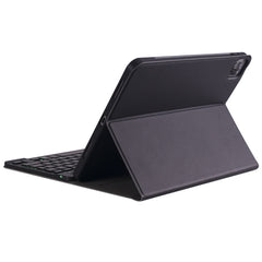 A11BS Lambskin Texture ultra-thin Bluetooth Keyboard Leather Case with Pen Holder & Backlight, A11BS