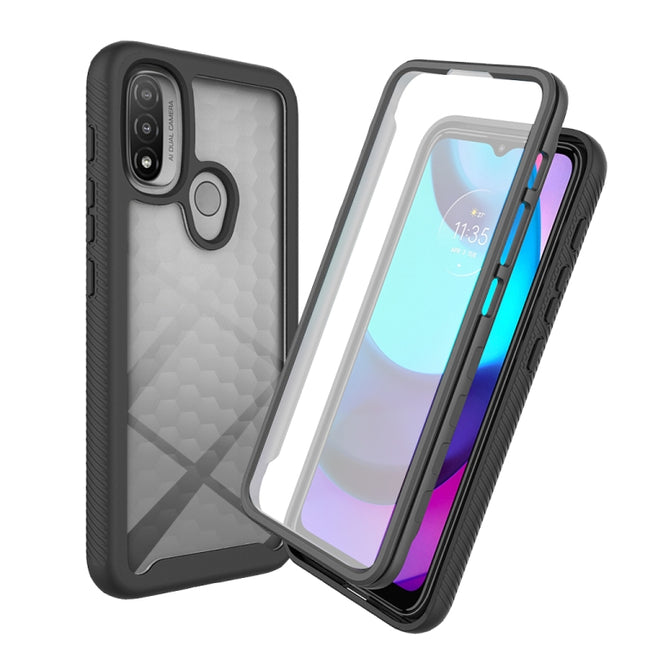 Starry Sky Solid Color Series PC + TPU Phone Case with PET Film, For Motorola Moto E20, For Motorola Moto G60S, For Motorola Moto G71 5G, For Motorola Moto G200 5G