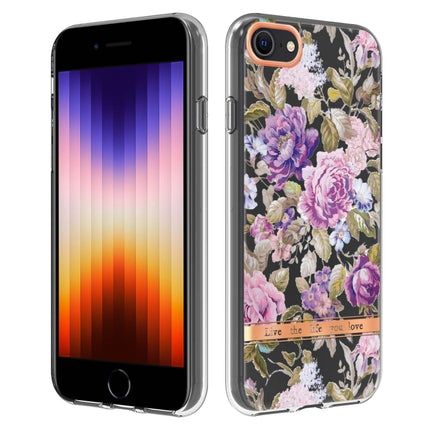 Flowers and Plants Series IMD TPU Phone Case, For iPhone SE 2022 / SE 2020 / 8 / 7